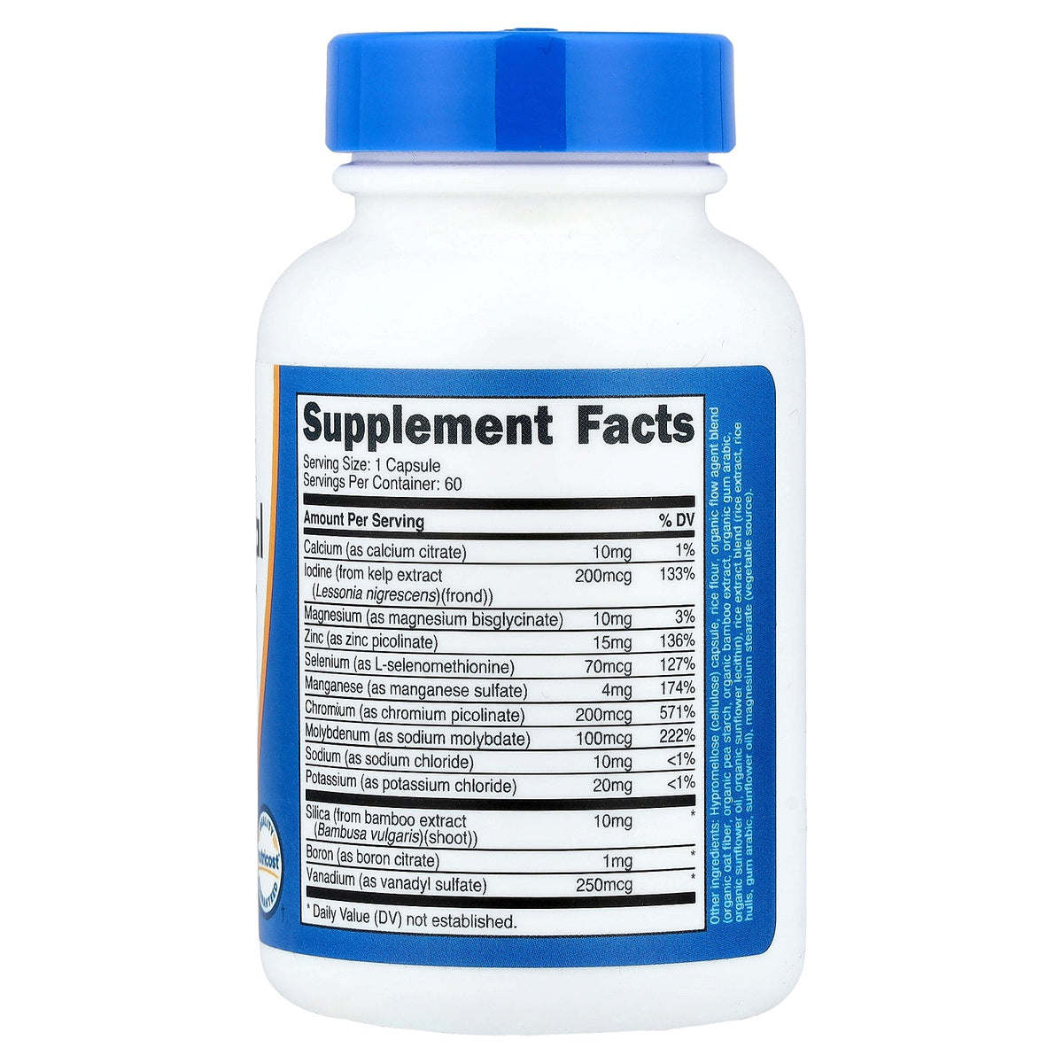 Nutricost, Trace Mineral Complex, 60 Capsules