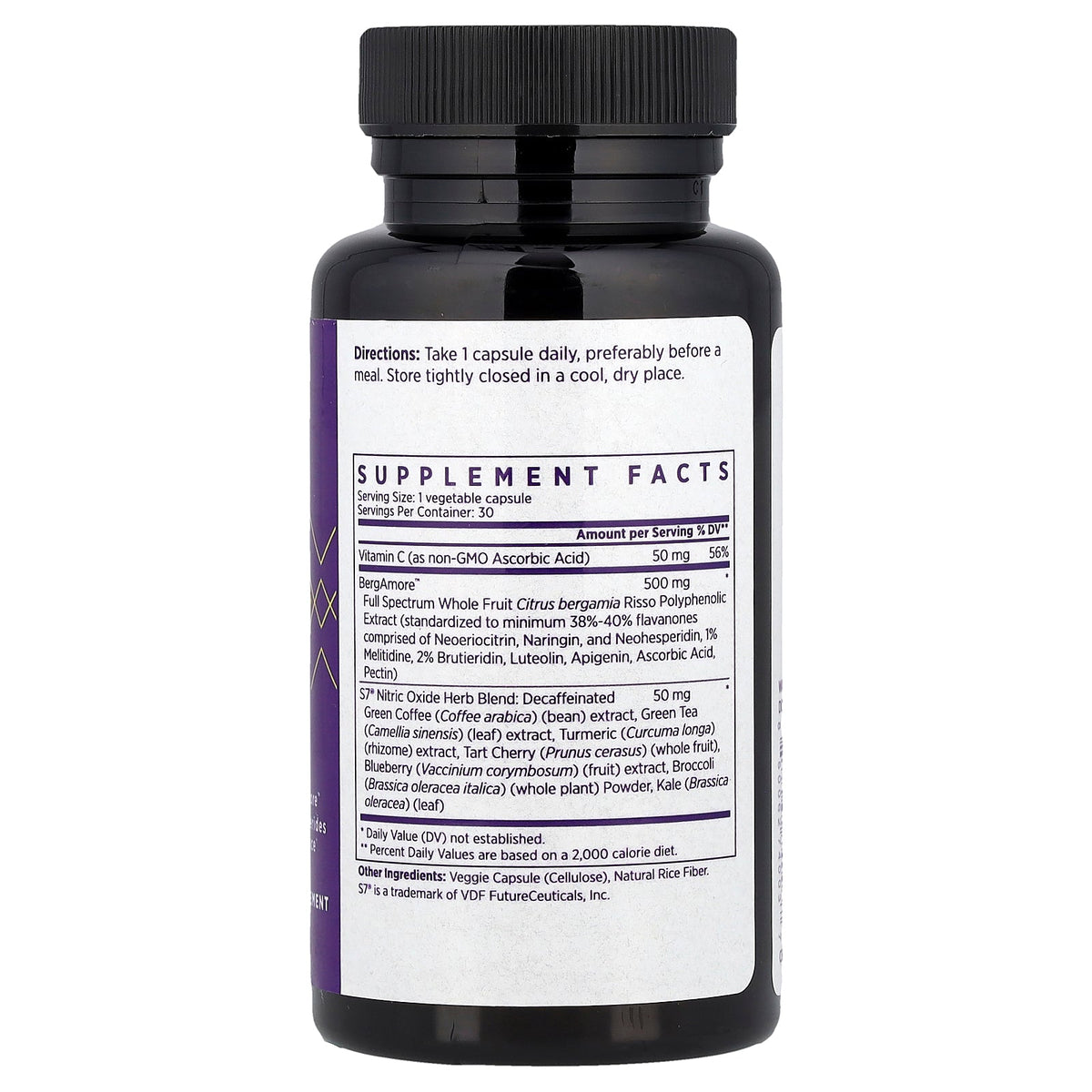 NAOMI, Italian Citrus Bergamot With Nitric Oxide Boost, 30 Capsules