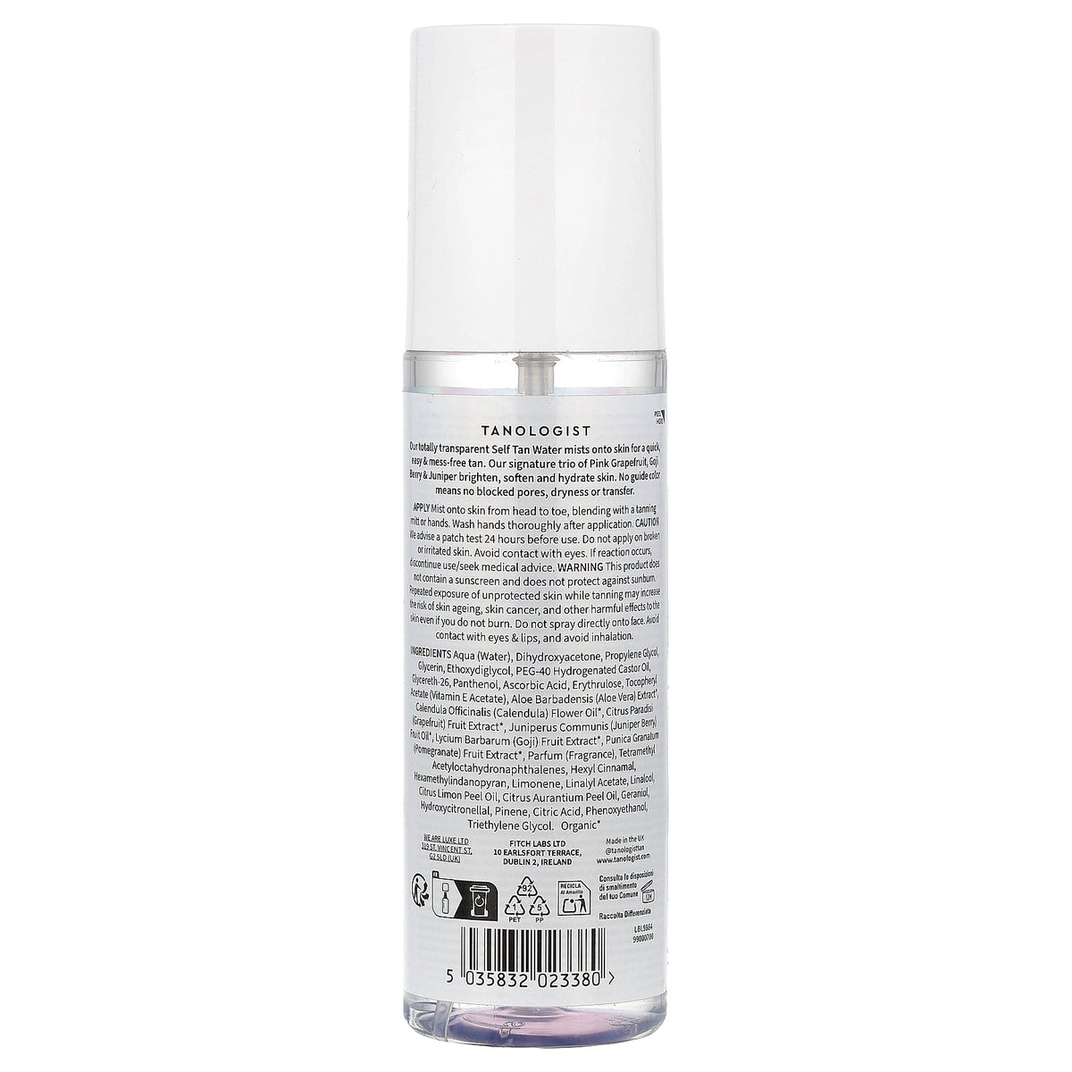 Tanologist, Self Tan Water, Medium, 6.76 fl oz (200 ml)