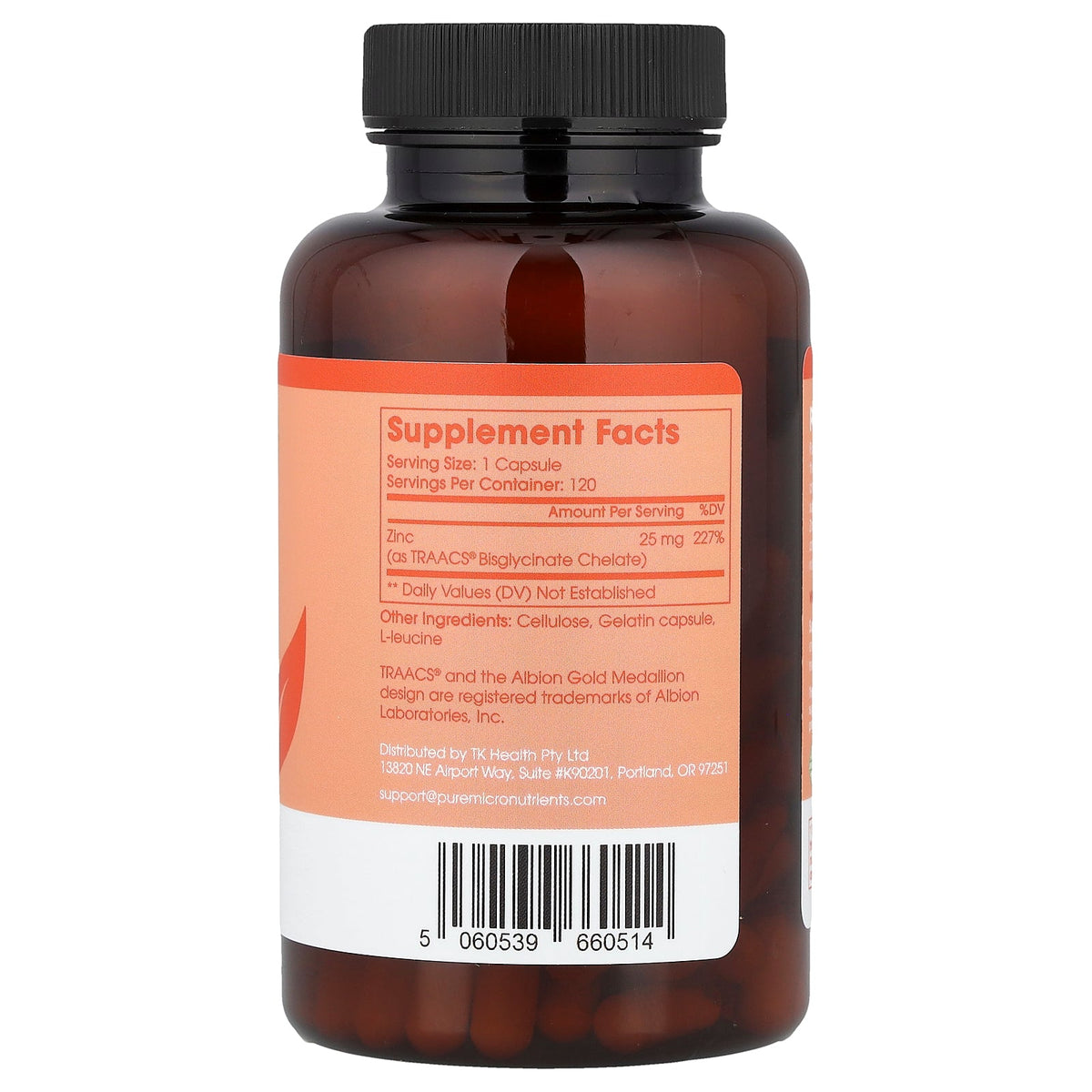 Pure Micronutrients, Pure Zinc, 25 mg, 120 Capsules