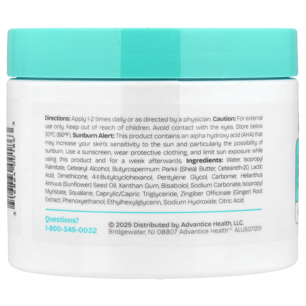 AmLactin, Calm & Renew Body Butter, Sensitive, Dry Skin, Fragrance Free, 11 oz (312 g)