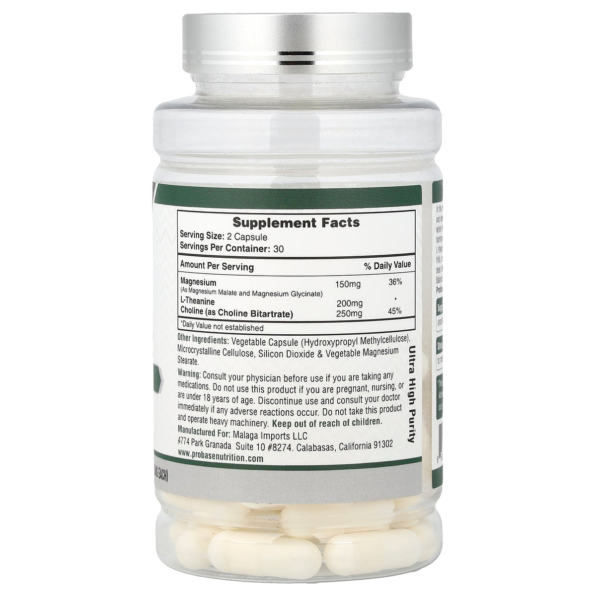 Probase Nutrition, Magnesium Complex Plus, 60 Capsules