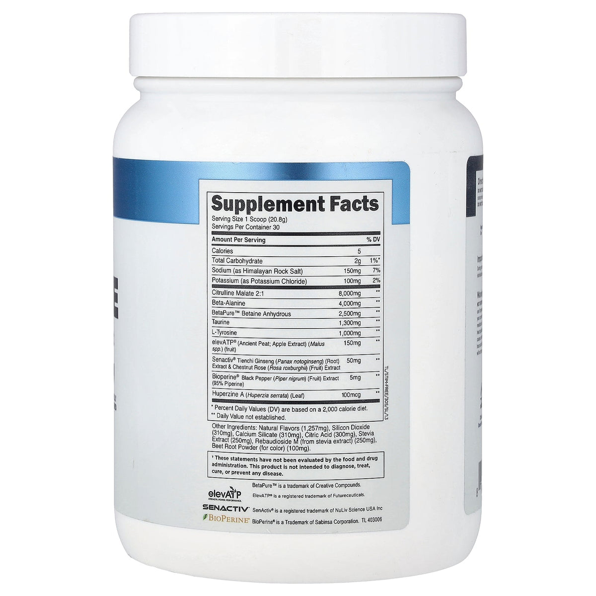 Transparent Labs, Pre Series, Stim-Free Caffeine Free Pre-Workout, Strawberry Lemonade, 1.38 lbs (624 g)