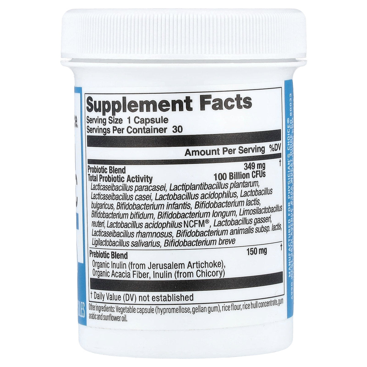 Physician's Choice, 100 Billion Probiotic, 30 Capsules