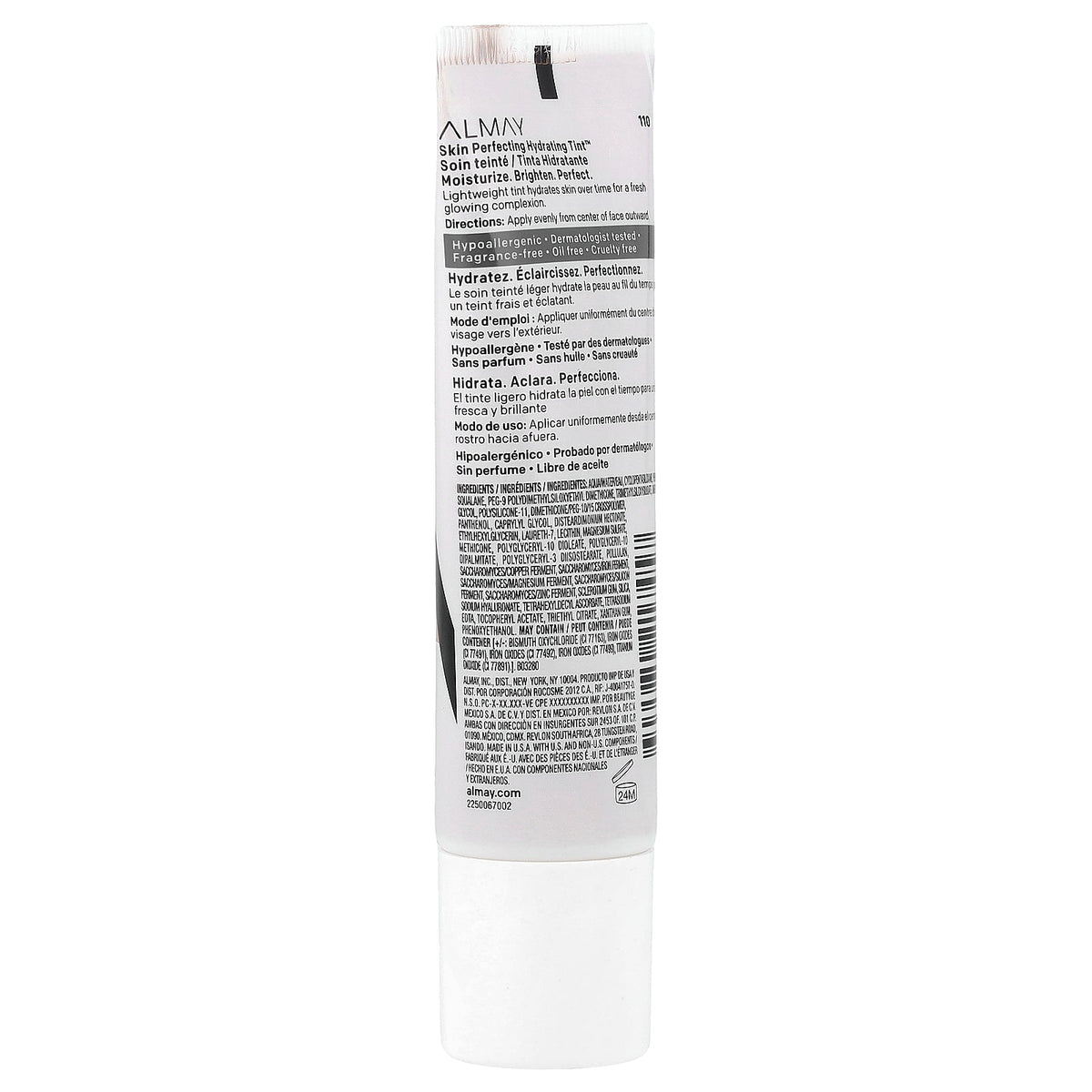 Almay, Skin Perfecting Hydrating Tint™, 110 Buff, 0.94 fl oz (28 ml)