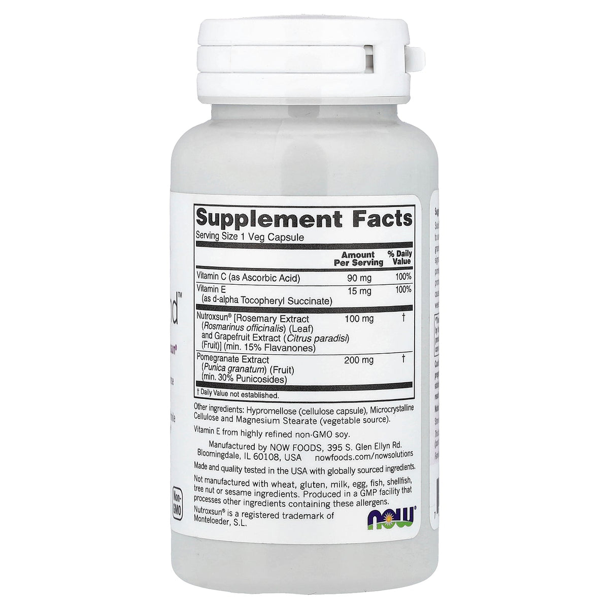 NOW Foods, Solutions, Solar Defend™, 60 Veg Capsules