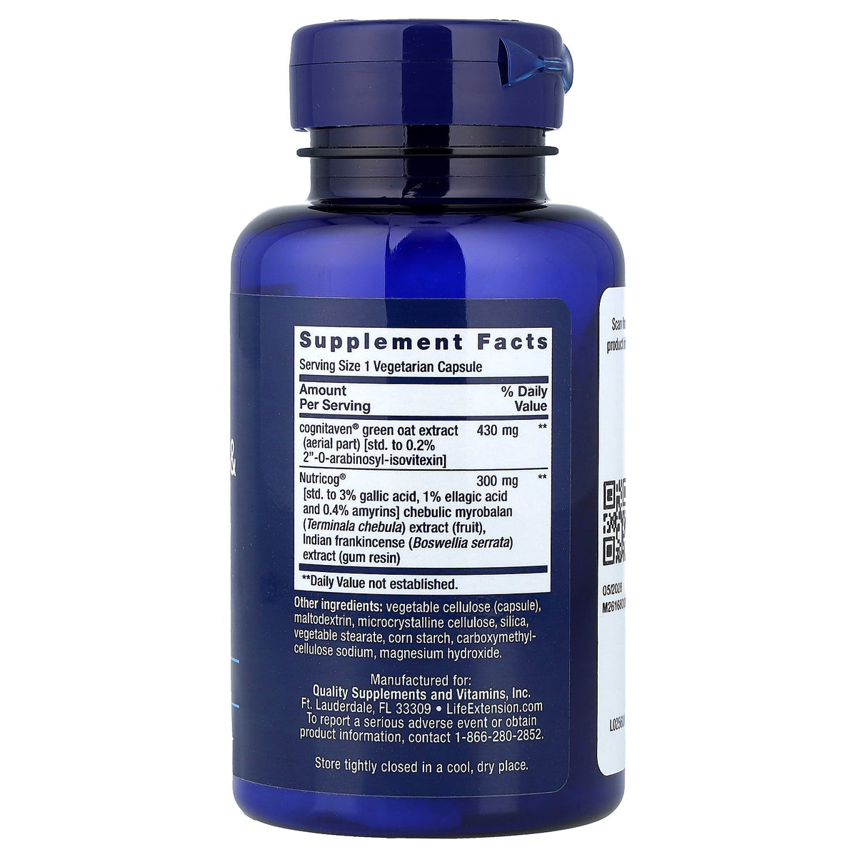 Life Extension, Ultra Memory & Recall™, 30 Vegetarian Capsules