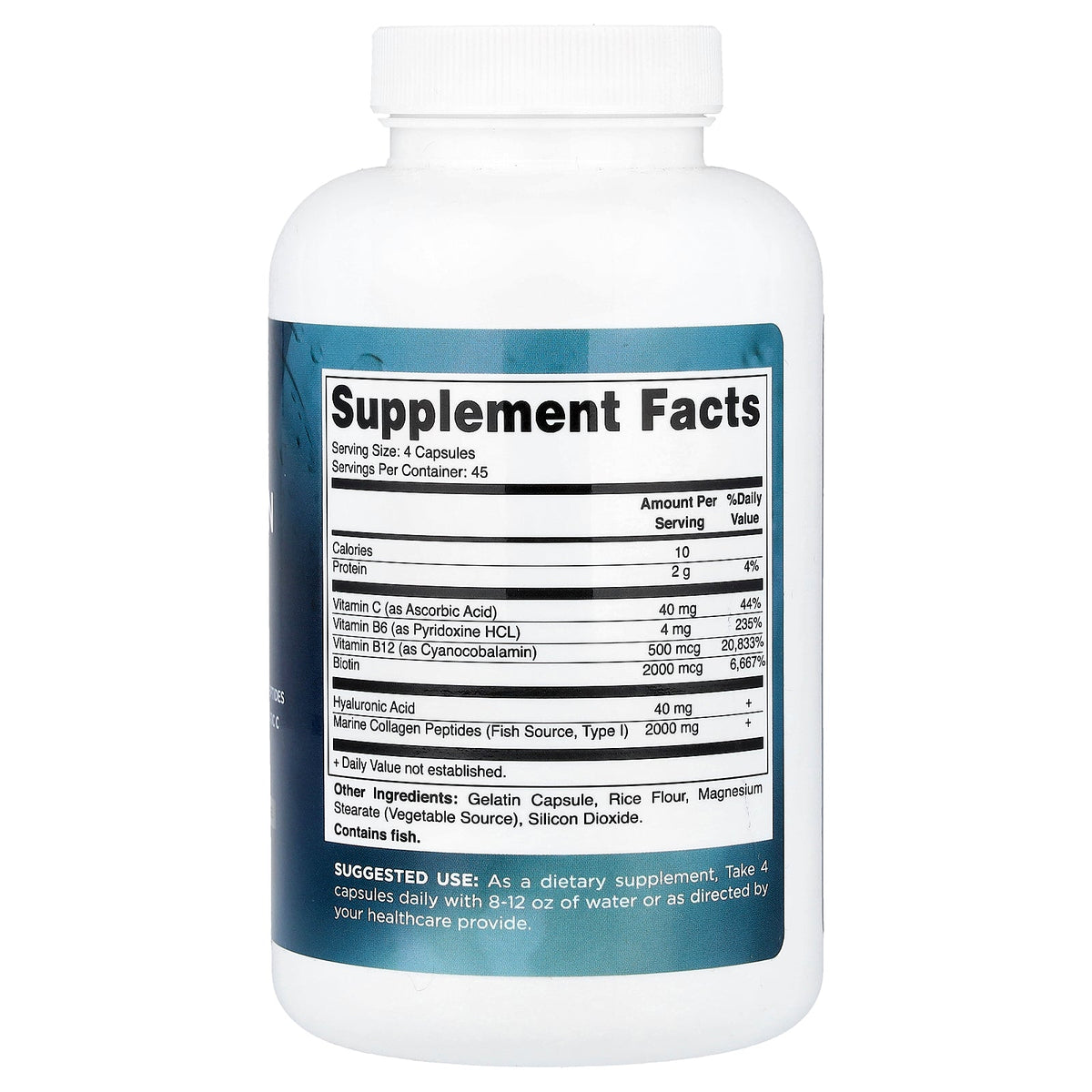 Vitamatic, Marine Collagen Complex, 180 Capsules