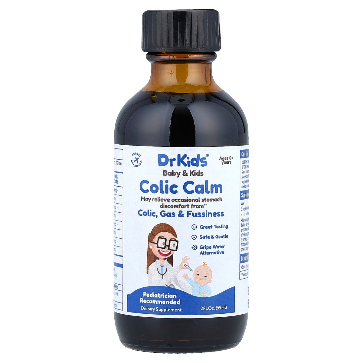 DrKids, Baby & Kids Colic Calm, Ages 0+ Years, 2 fl oz (59 ml)