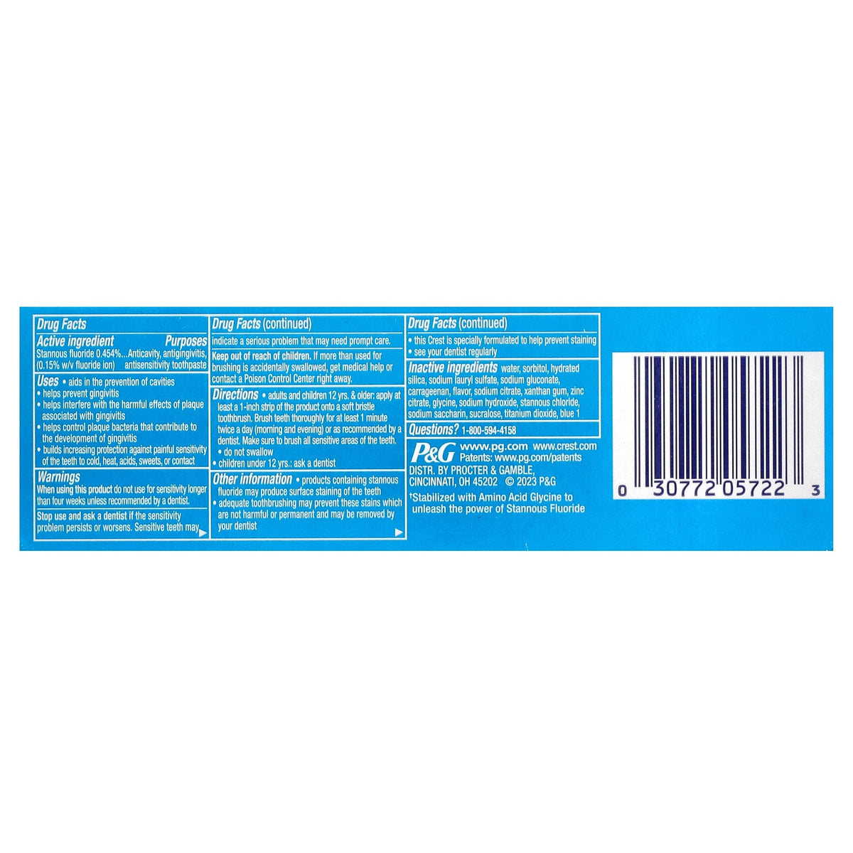 Crest, Pro-Health, Fluoride Toothpaste, Clean Mint, 2.6 oz (73 g)