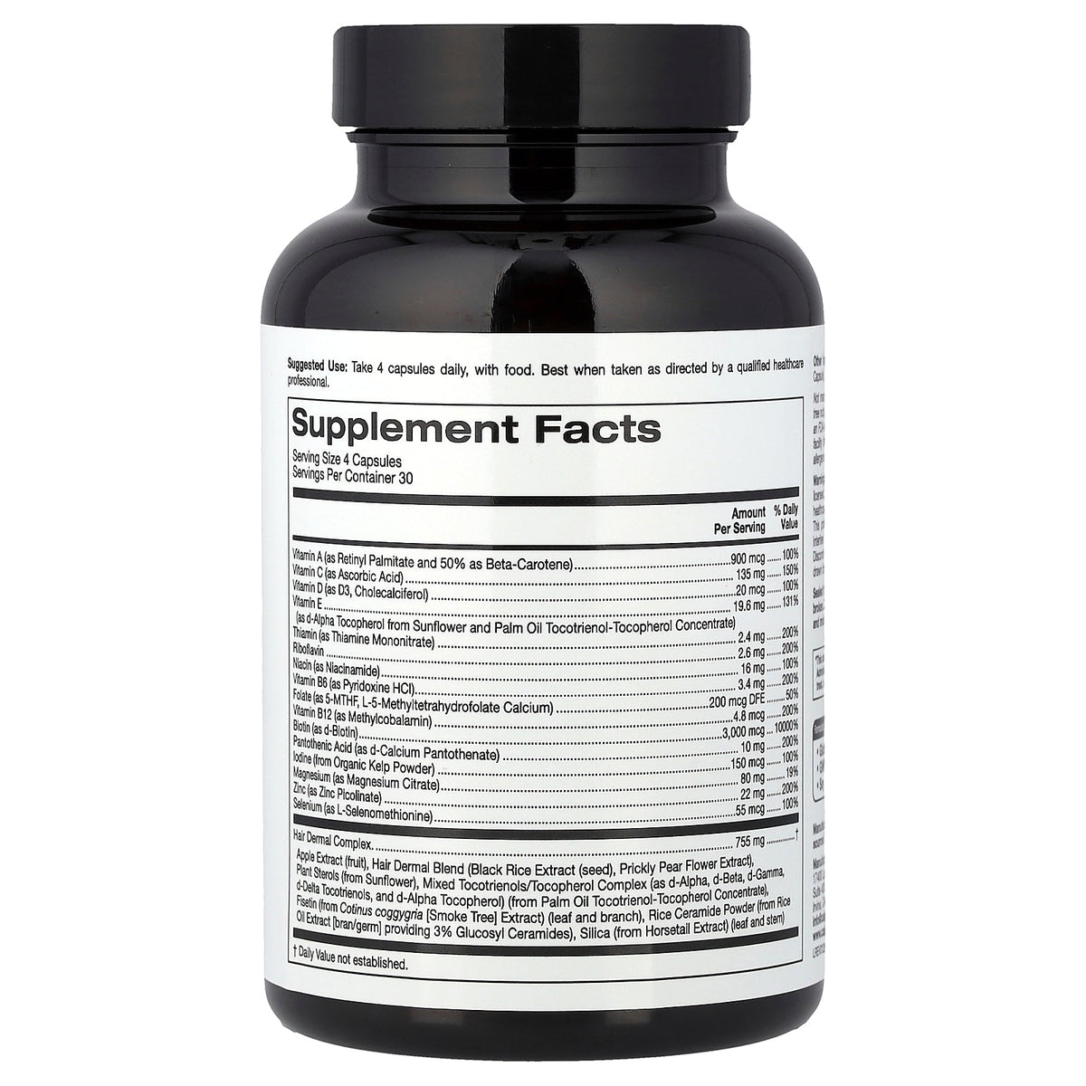 California Gold Nutrition, Beauty, Women's Hair Multivitamin, 120 Capsules