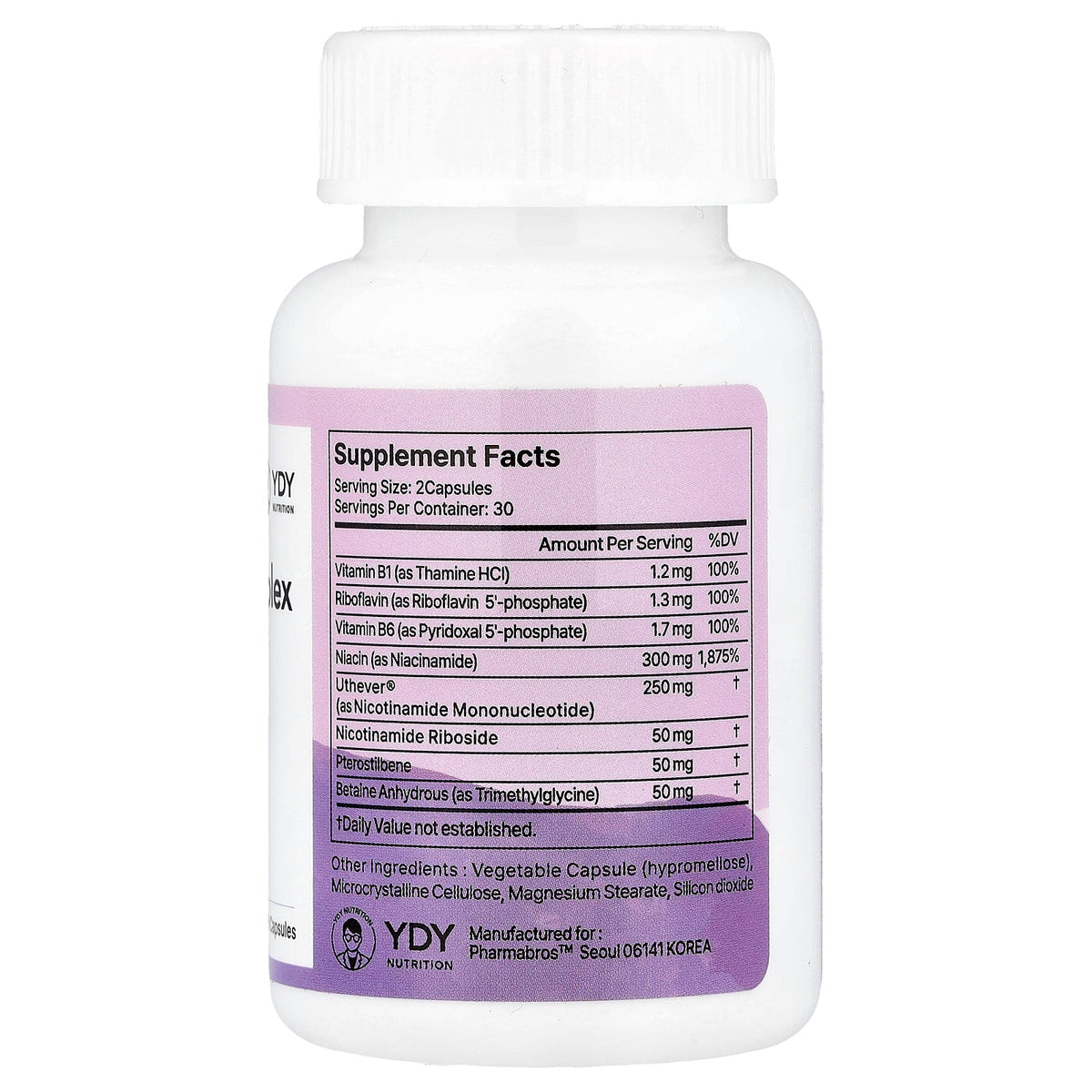 YDY, NAD+ Tri-Complex, 60 Capsules