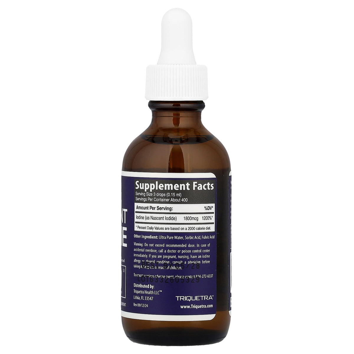 Triquetra, Nascent Iodine, 2 fl oz (59 ml)