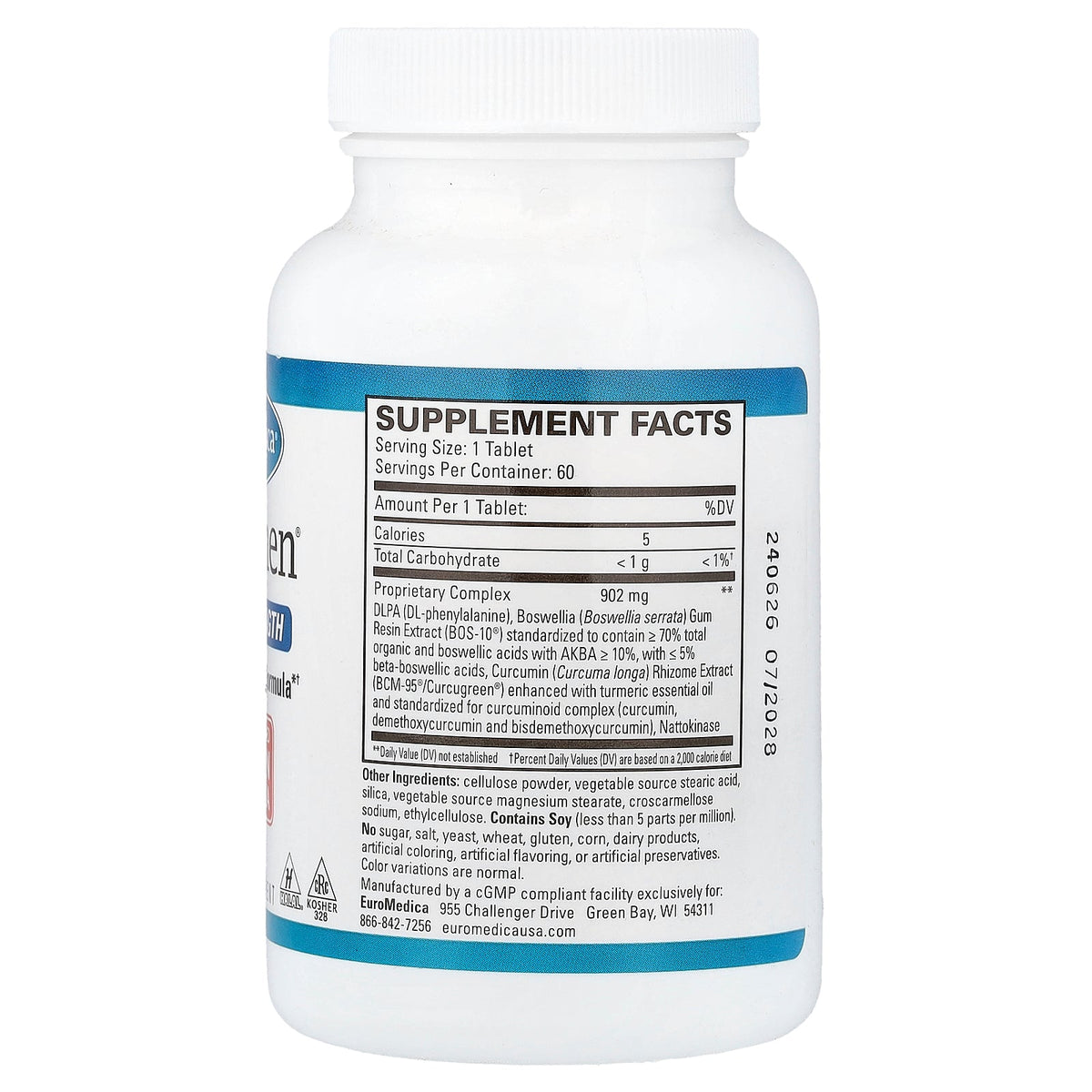 EuroMedica, Curaphen®, 60 Tablets