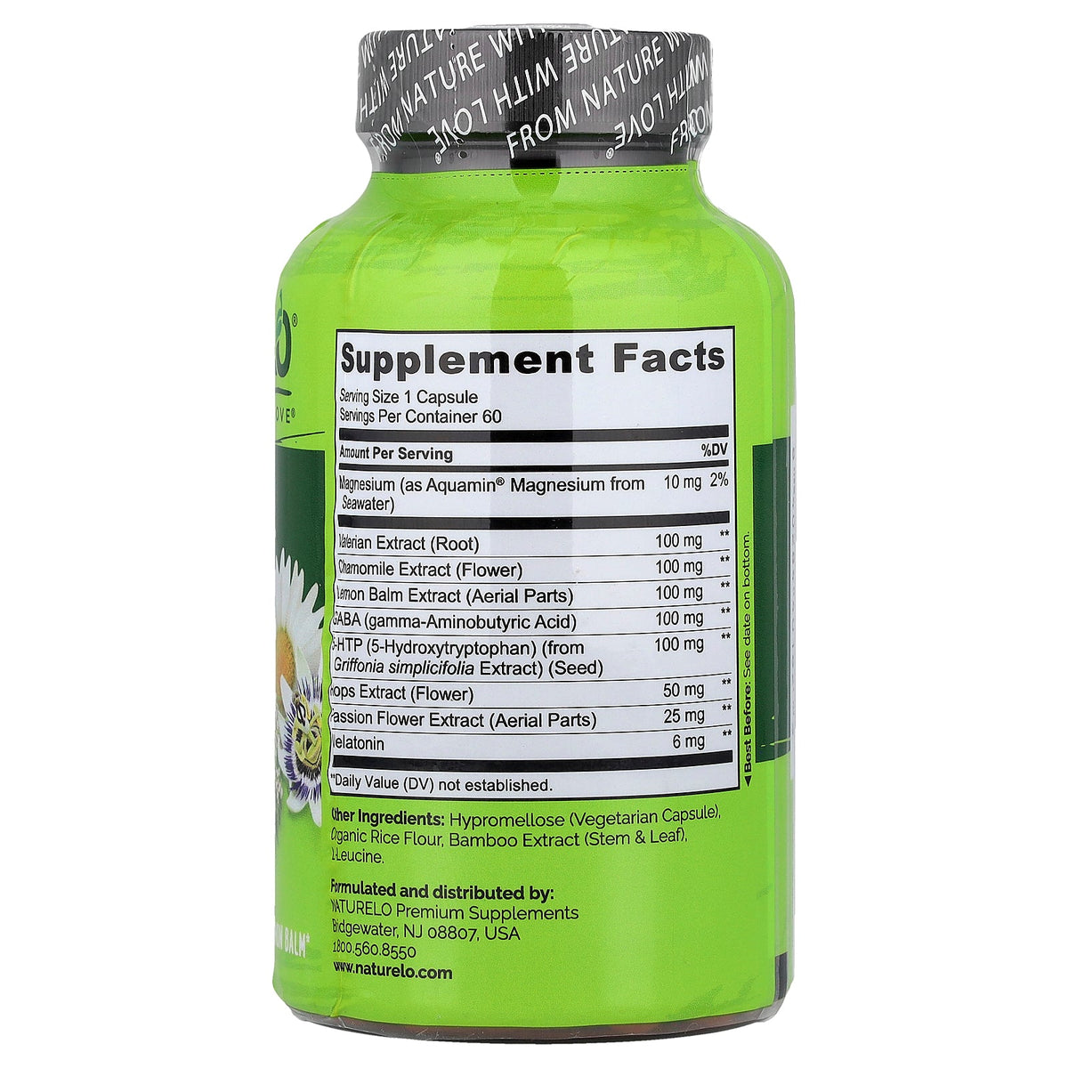 NATURELO, Sleep Formula, 60 Vegetarian Capsules