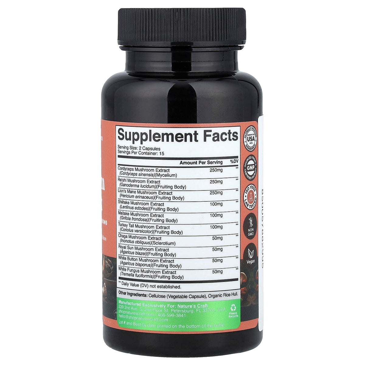 Nature's Craft, Mushroom Complex, 30 Capsules