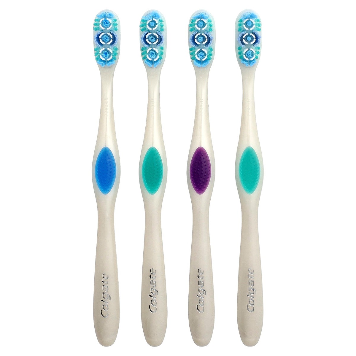 Colgate, 360 Whitening Toothbrushes, Soft, 4 Pack