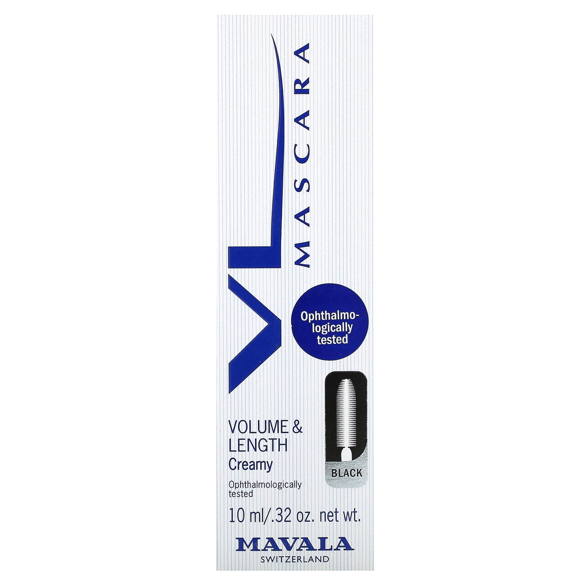 Mavala, Mascara, Volume & Length, Creamy, Black, 0.32 oz (10 ml)