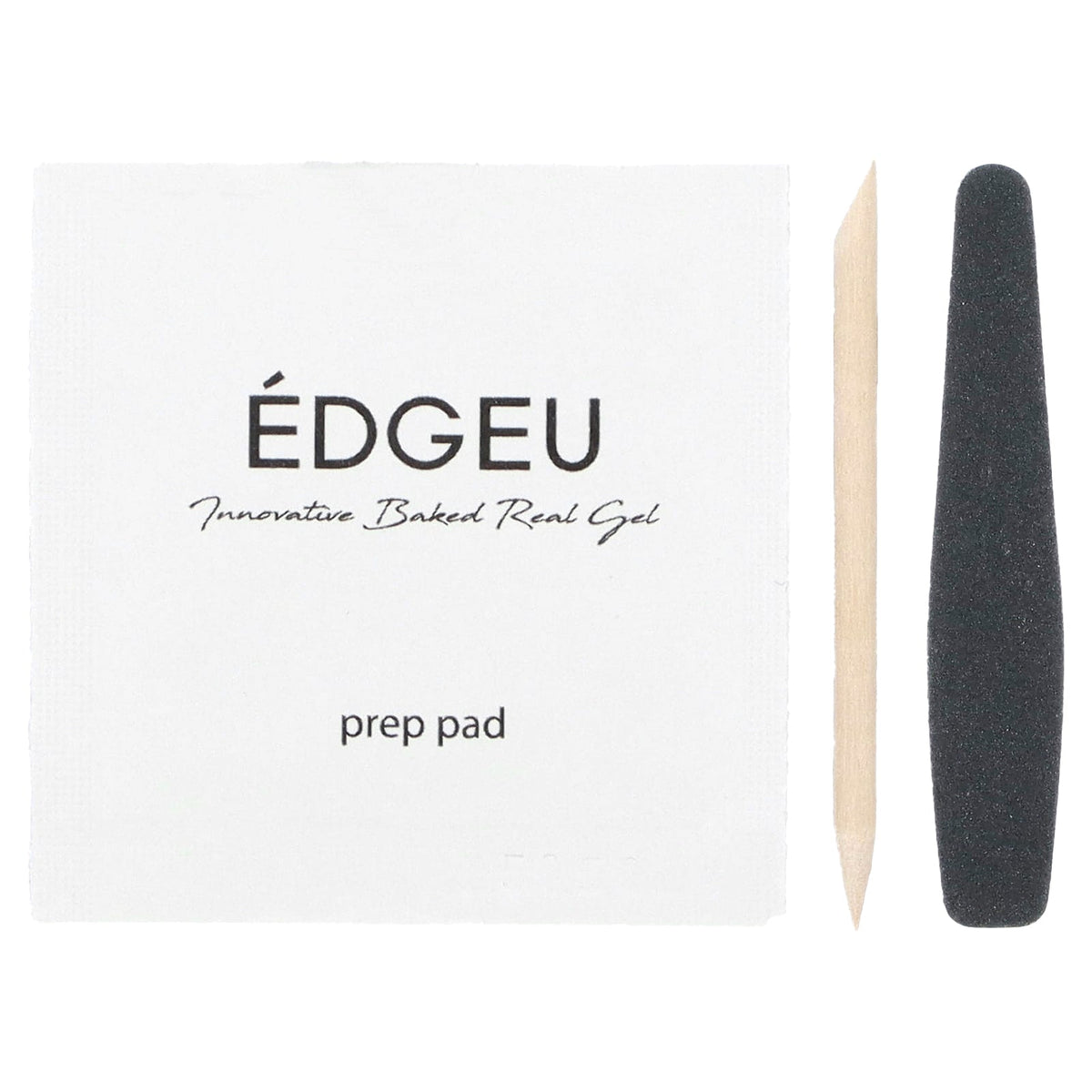 Edgeu, Perfect Gel Nail Wraps, ENA 917 Wave Gold Magnet, 19 Piece Set