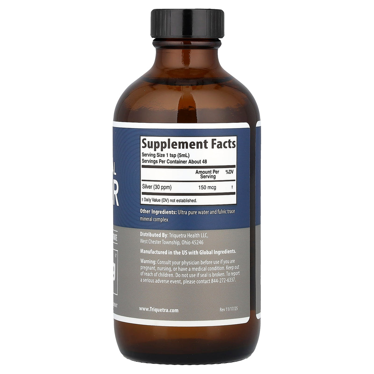 Triquetra, Colloidal Silver, 8 fl oz (240 ml)