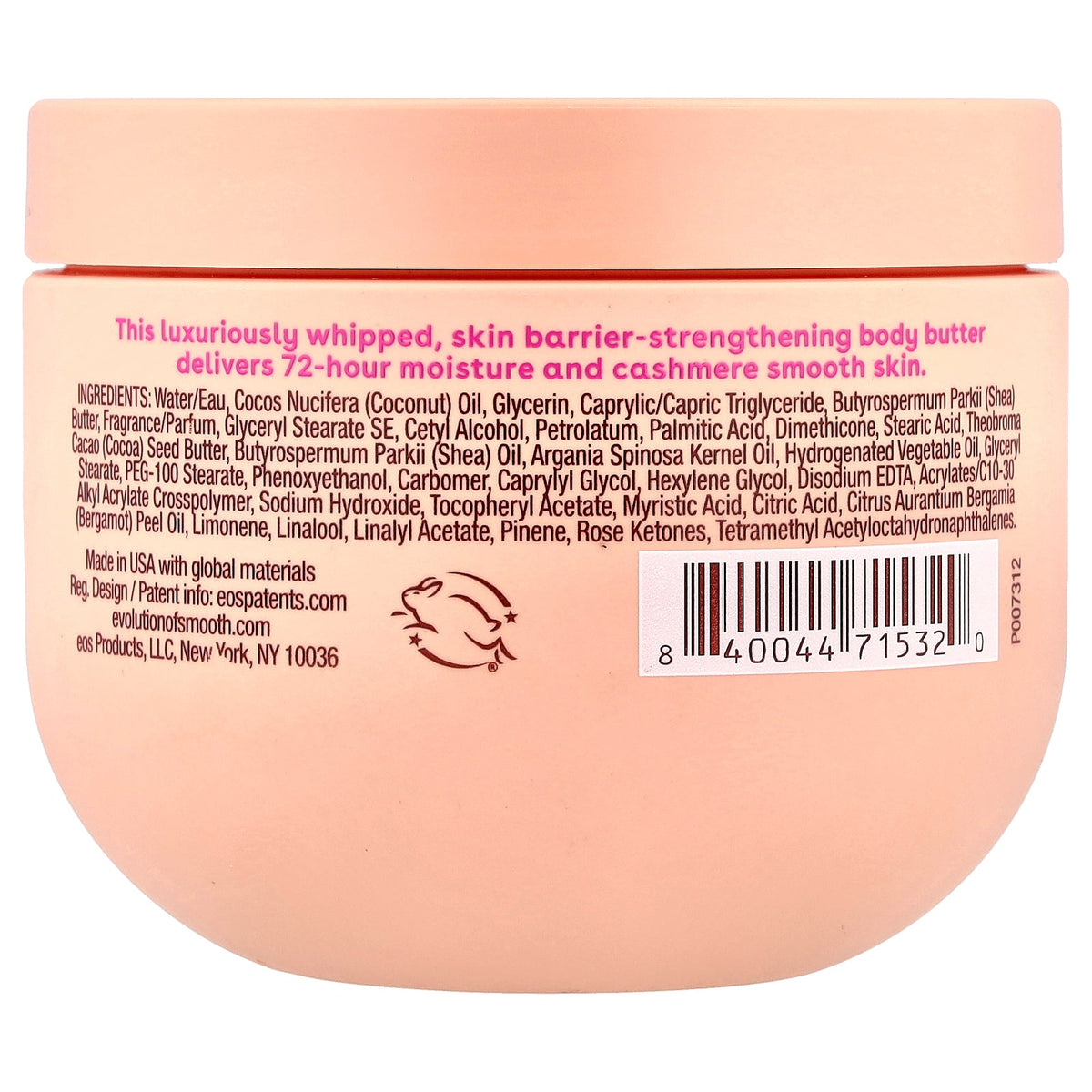 EOS, Shea Better™, Cashmere Whipped Oil Butter, Pink Champagne, 12 oz (340 g)