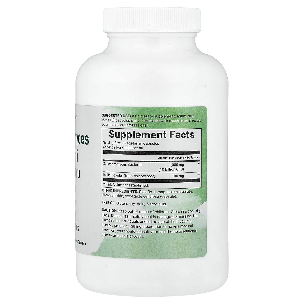 Micro Ingredients, Saccharomyces Boulardii with Prebiotics, 240 Vegetarian Capsules
