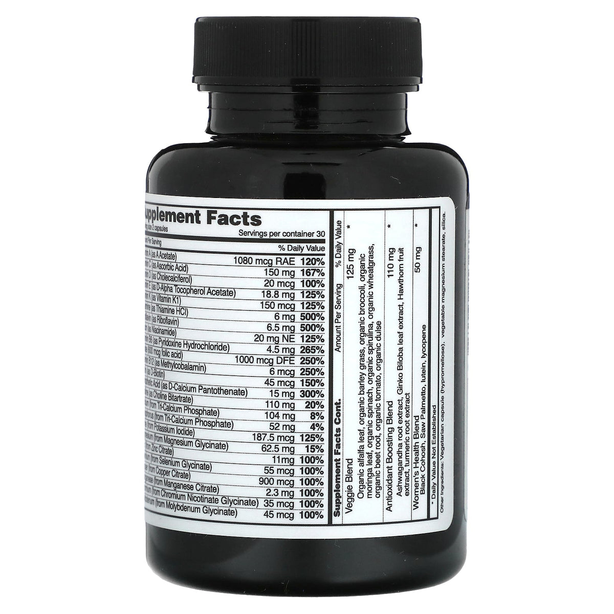 Snap Supplements, Women's Daily, Multi Vitamin, 60 Capsules