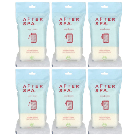 AfterSpa, Body Scrubber, 6 Scrubbers