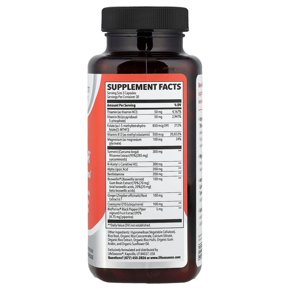 LifeSeasons, Nerve Relieve-R™, 90 Veg Capsules