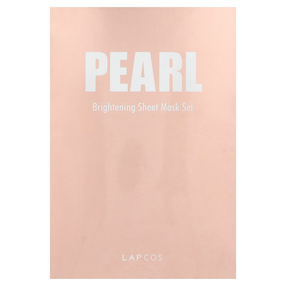 Lapcos, Pearl Brightening Sheet Beauty Mask Set, 5 Sheets, 0.81 fl oz (24 ml) Each