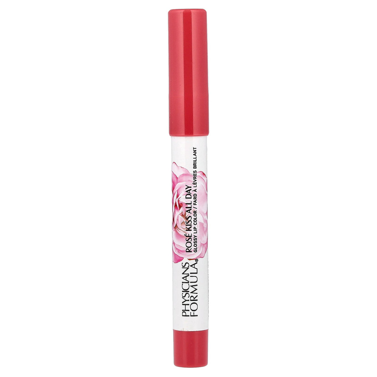 Physicians Formula, Rosé Kiss All Day, Glossy Lip Color, 1711506 Blushing Mauve, 0.15 oz (4.3 g)