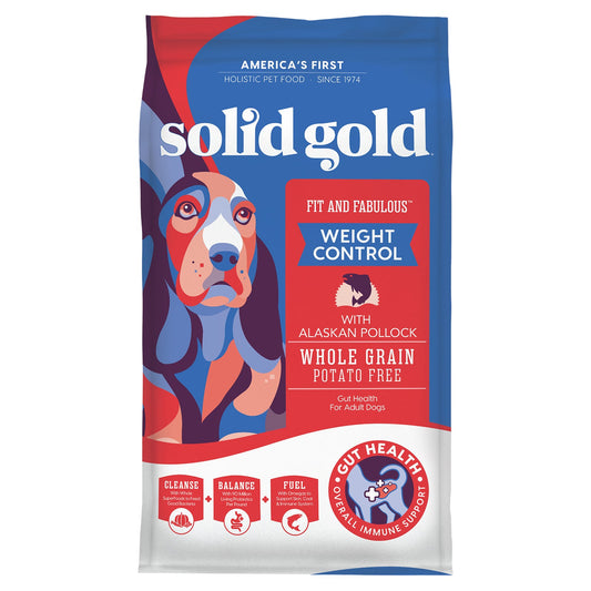 Solid Gold, Fit and Fabulous™, For Adult Dogs, With Alaskan Pollock, 4 lbs (1.81 kg)