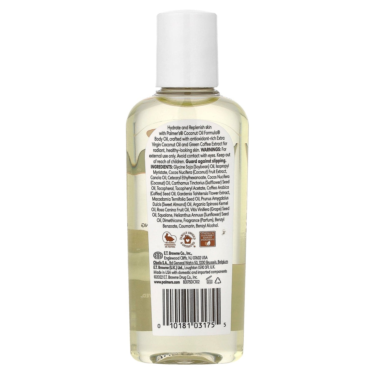 Palmer's, Coconut Oil Formula® with Vitamin E, Coconut Hydrate Body Oil, 1.7 fl oz (50 ml)