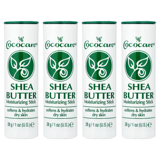 Cococare, Shea Butter Moisturizing Stick, 4 Pack, 1 oz (28 g) Each
