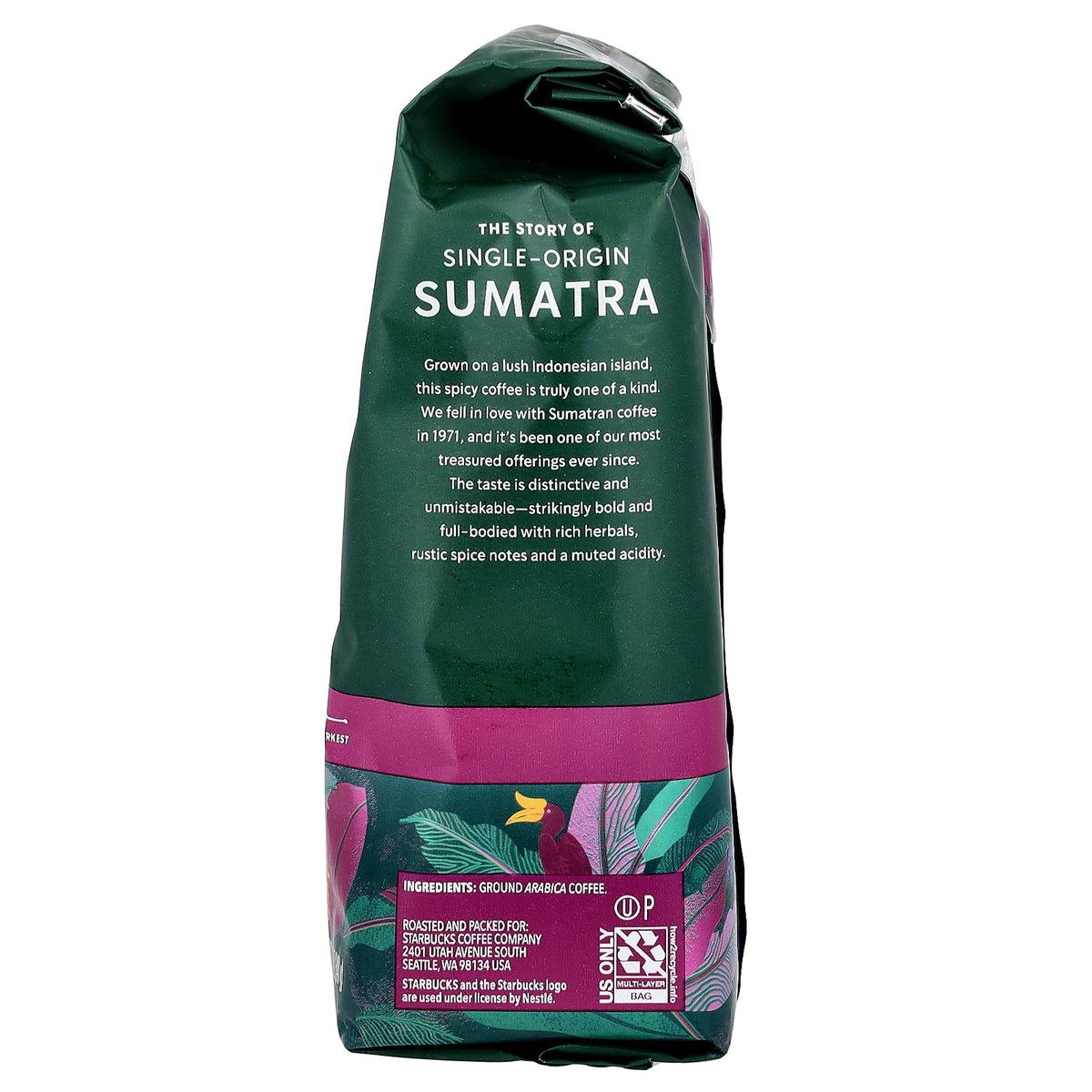 Starbucks, Sumatra Coffee, Ground, Dark Roast, 12 oz (340 g)
