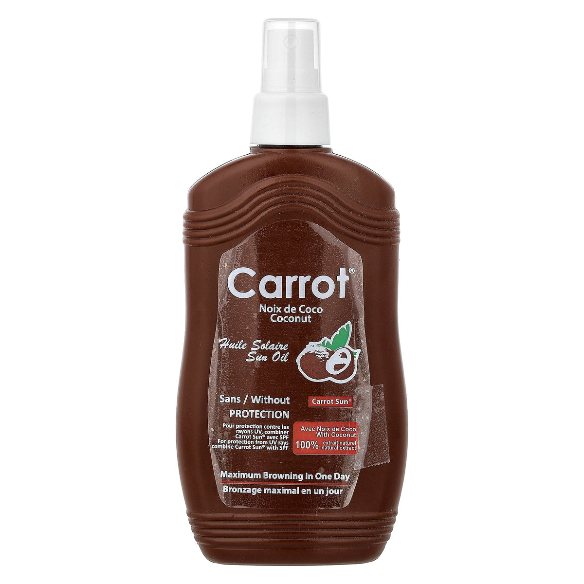 Carrot Sun, Sun Oil, Coconut, 200 ml