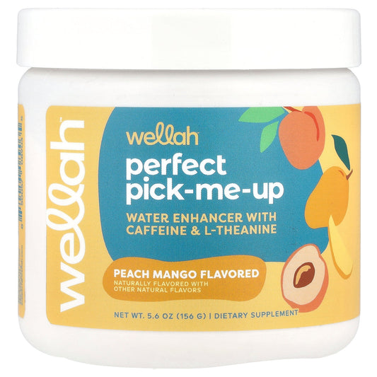 Wellah, Perfect Pick-Me-Up, Peach Mango, 5.6 oz (156 g)