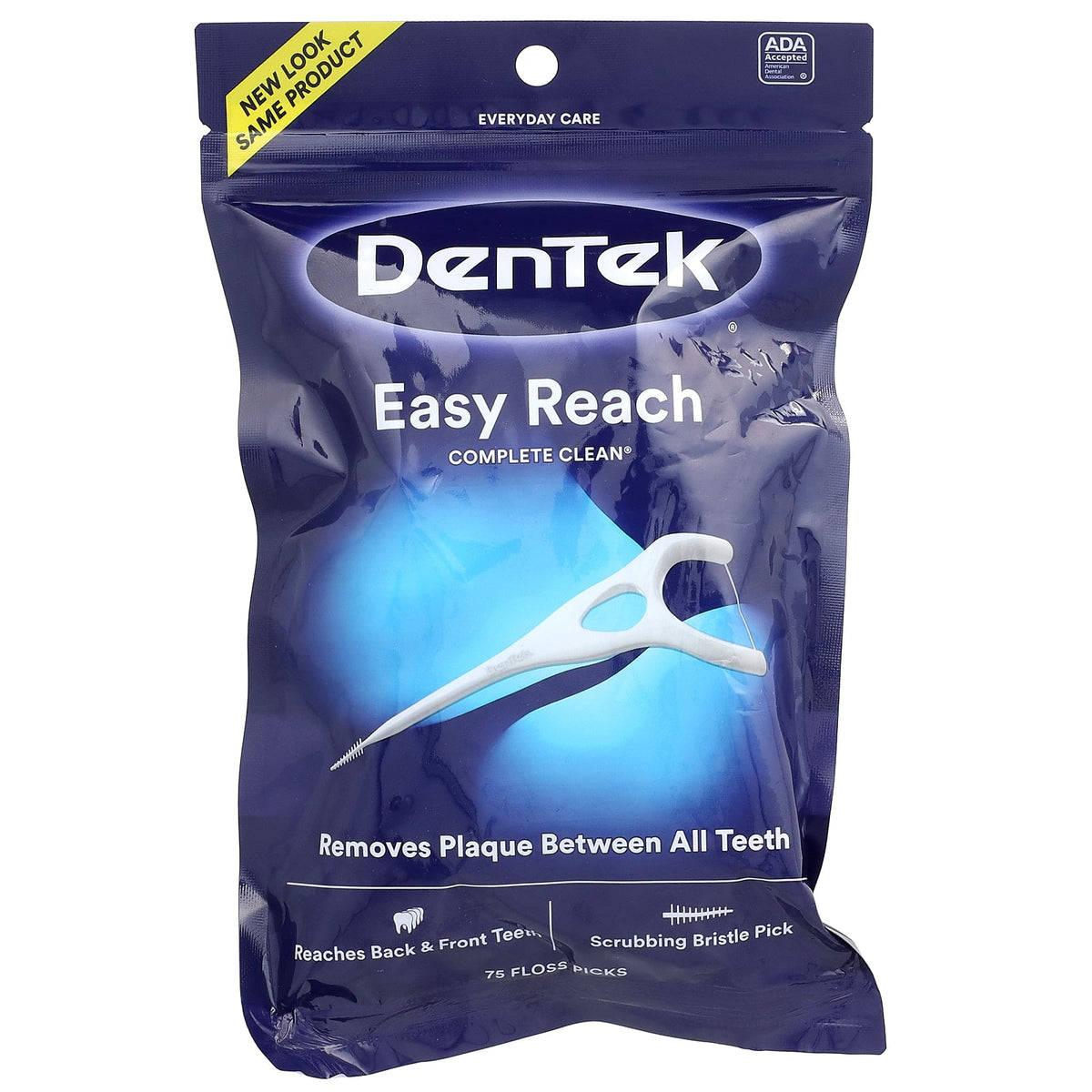 DenTek, Complete Clean®, Easy Reach Floss Picks, Mouthwash Blast, 75 Floss Picks