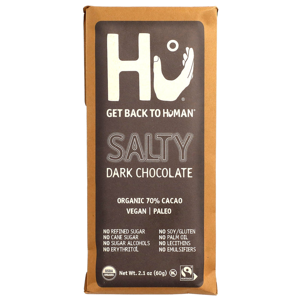Hu, Salty Dark Chocolate, 2.1 oz (60 g)