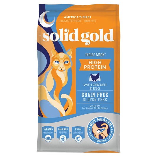Solid Gold, Indigo Moon™, For Cats, All Stages, With Chicken & Egg, 3 lbs (1.36 kg)