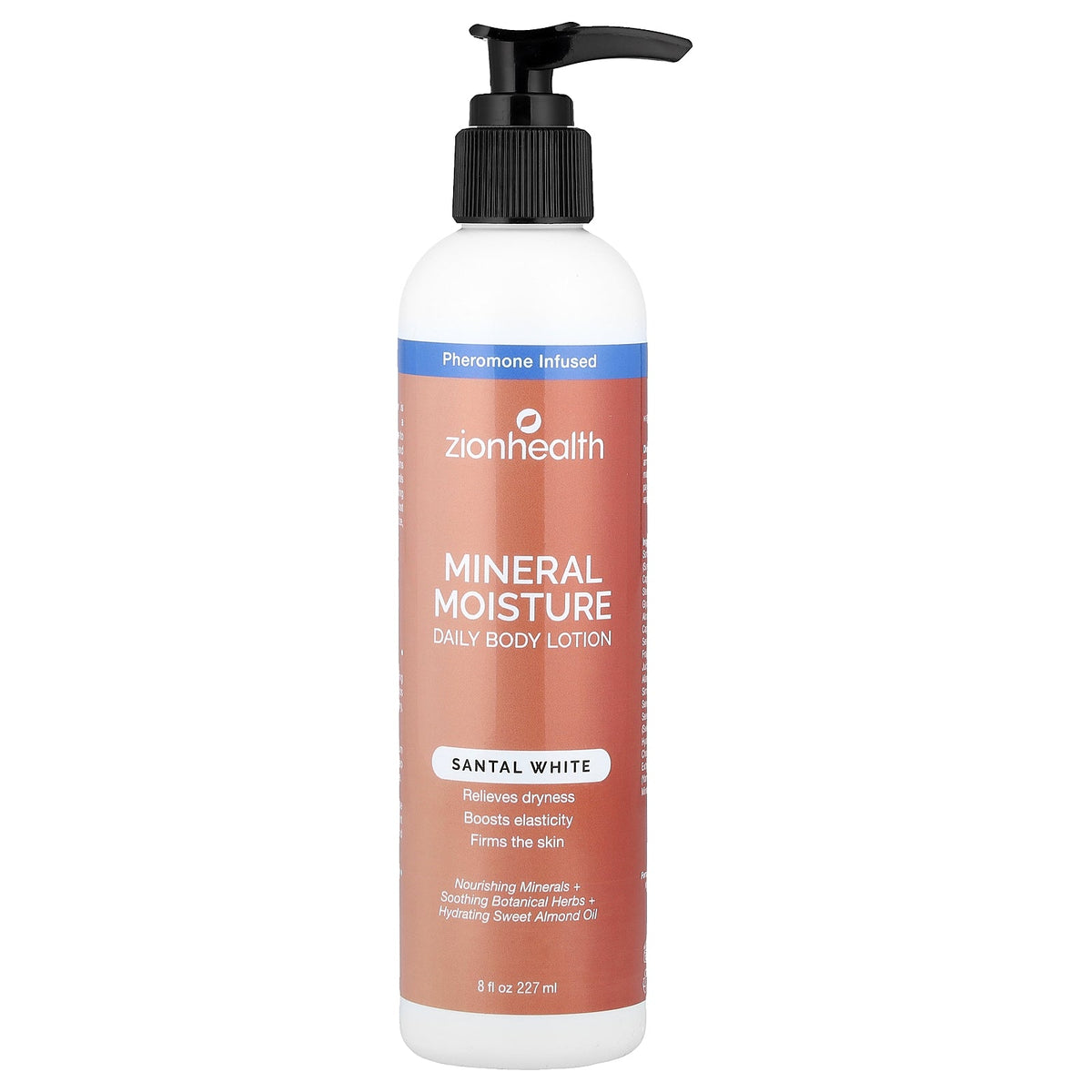 Zion Health, Mineral Moisture Daily Body Lotion, Santal White , 8 fl oz (227 ml)