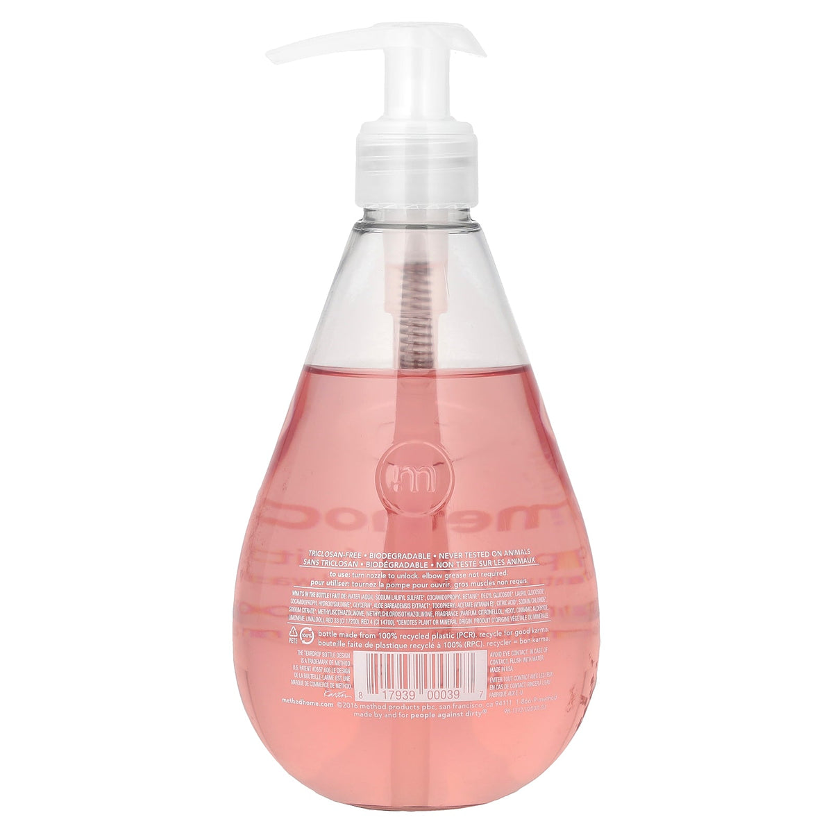 Method, Hand Wash, Pink Grapefruit, 12 fl oz (354 ml)