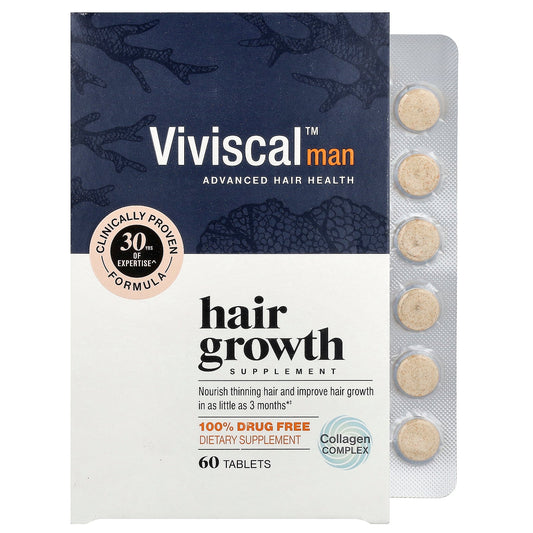Viviscal, Man, Hair Growth Supplement, 60 Tablets