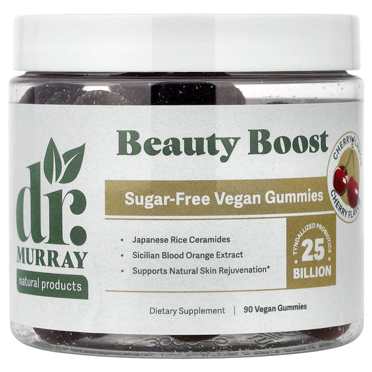 Dr. Murray's, Beauty Boost Gummies, Cherry, 90 Vegan Gummies