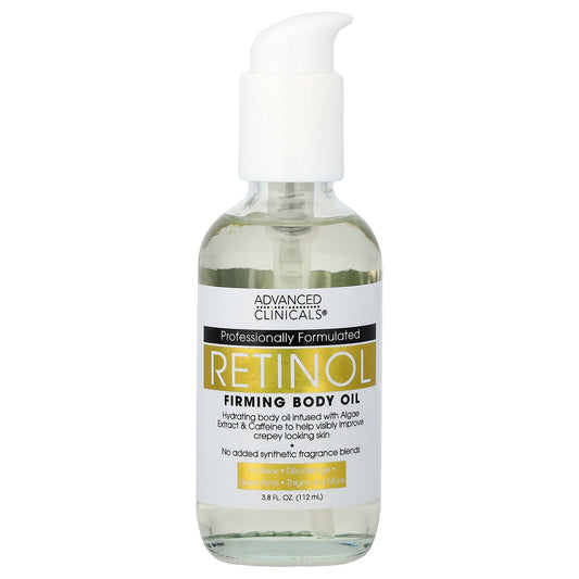 Advanced Clinicals, Retinol Firming Body Oil, 3.8 fl oz (112 ml)