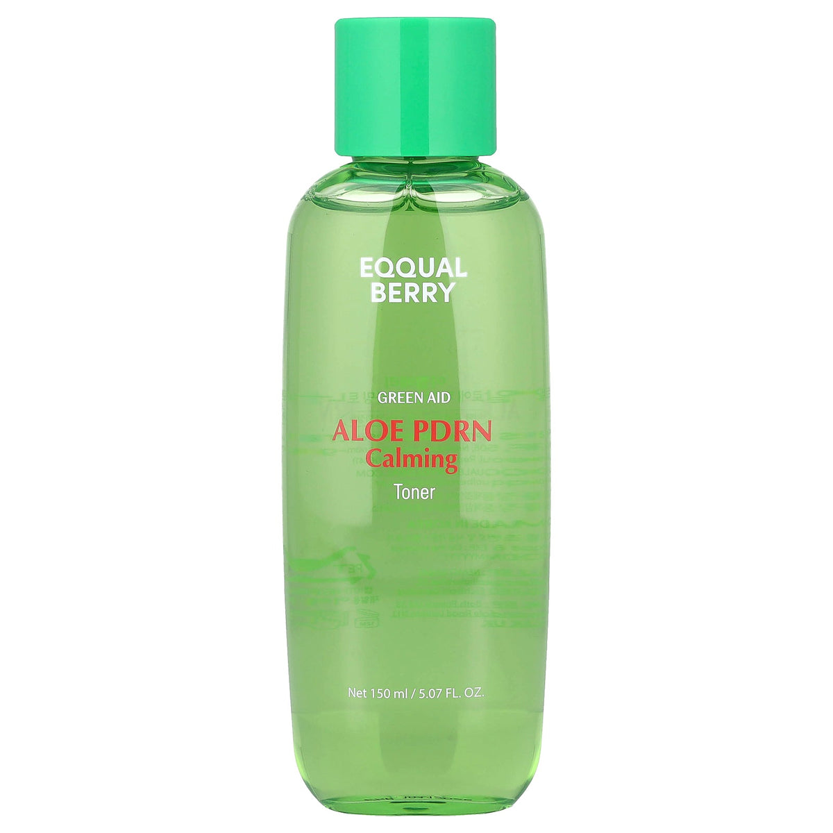EQQUALBERRY, Green Aid, Aloe PDRN Calming Toner, 5.07 fl oz (150 ml)