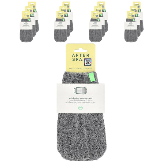 AfterSpa, Exfoliating Bamboo Mitt, 12 Mitts