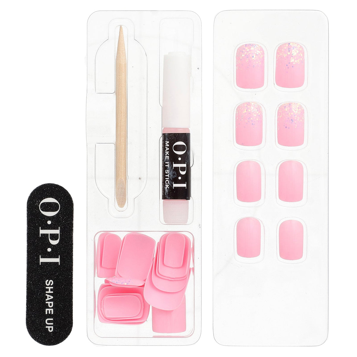 OPI, On Point, Instant Press-On Mani, Short Length, Mod About Oooh, 27 Piece Kit