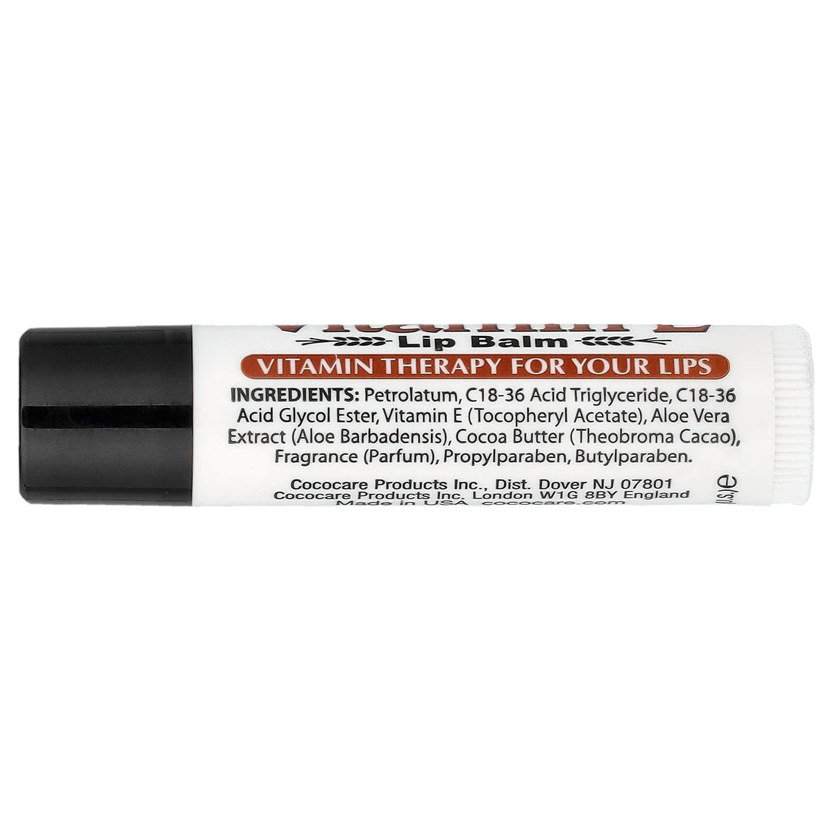Cococare, Vitamin E Lip Balm, 4 Pack, 0.15 oz (4.2 g) Each