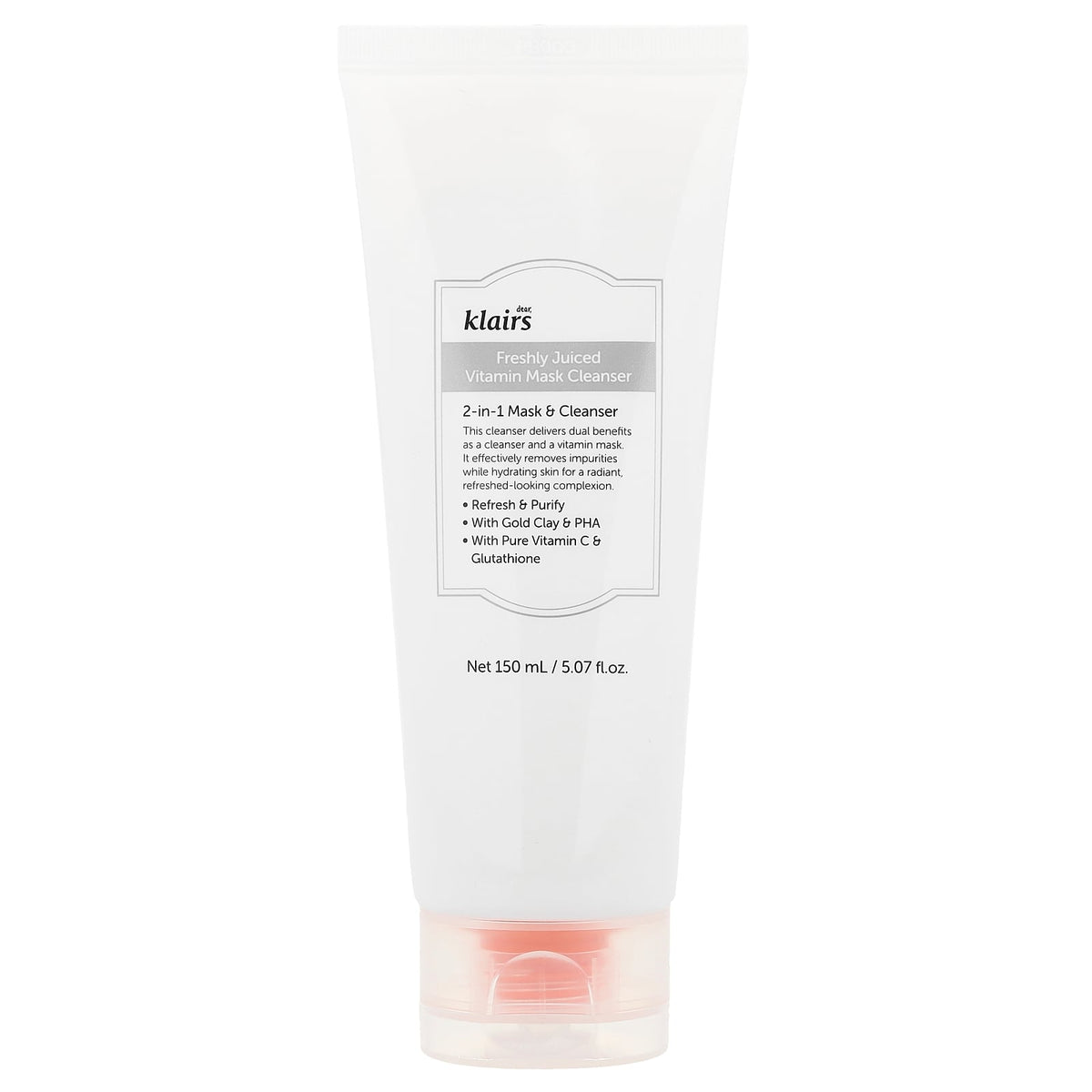 Dear, Klairs, Freshly Juiced Vitamin Mask Cleanser, 5.07 fl oz (150 ml)